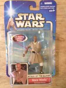 NEW MACE WINDU Geonosian Rescue Attack of the Clones #28 2002 Star Wars Figure - Picture 1 of 2