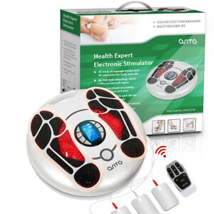 EMS Tens Circulation Foot Massager Booster Machine Blood Leg Therapy Remote