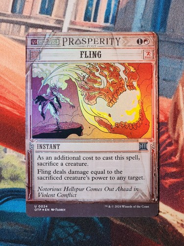 Fling Foil Outlaws of Thunder Junction: Breaking News Magic Gathering ...