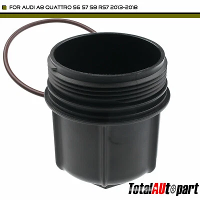 Cubierta de la carcasa del filtro de aceite del motor para Audi A8 Quattro RS7 S6 S7 S8 2013-2018 4,0 L Foto 1 de 4