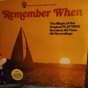 REMEMBER WHEN... THE ORIGINAL PLATTERS, GREATEST HITS, 12" VINYL LP 1979 - Picture 1 of 2