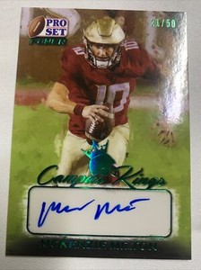 McKENZIE MILTON 2021 Pro Set Power AUTO 21/50 Emerald Foil Campus Kings ARC UCF