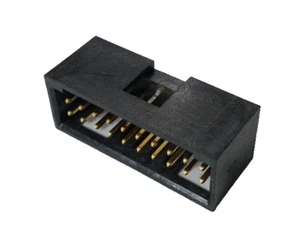 57 Stck. Molex 15-80-0203 70567-0076 Stiftleiste Stecker ummantelt Gold 20-Pin 0,1 Zoll NEU - Bild 1 von 4