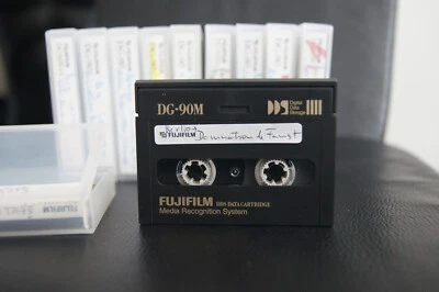 200x FUJIFILM DAT DDS DATA CARTRIDGE - DG-90M - 1x PLAYED - CARTRIDGES - DAT - Image 1 of 2