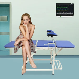 Silla ginecológica silla ginecológica silla de examen silla de tratamiento 150 kg azul - Imagen 1 de 21