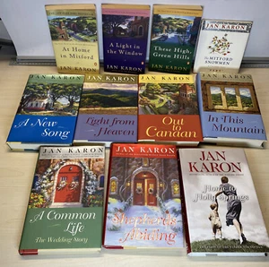 Jan Karon: Mixed Lot of Books 8 Hardcover, 3 Softcover Mitford (1-3) Father Time - Picture 1 of 16