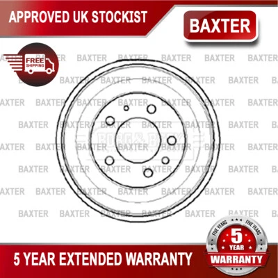 Tambor de freno trasero Baxter para Toyota Hilux 1992-1994 2,4 D + otros modelos Foto 1 de 4