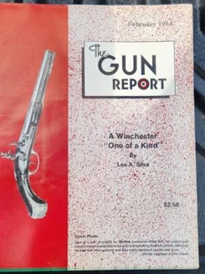 THE GUN REPORT February 1984 Fair condition - Picture 1 of 2