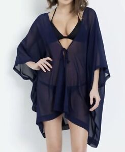 L'Agent by Agent Provocateur "Rosana" Cover up/ Kaftan, Navy, OS, RRP £110! BNWT