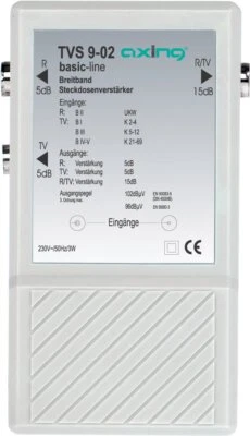TVS 9 Mehrbereichsverstärker TV UKW 10 dB - Bild 1 von 3