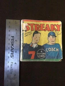 VERY Rare, Whitman Top Line Comic, Streaky, mini book, 1st ed 1935 PPB - Picture 1 of 7