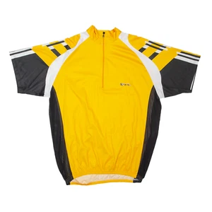 SPORTFUL Cycling Mens Jersey Yellow 1/2 Zip XL - Picture 1 of 6