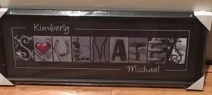 Seelenverwandte Hochzeit Geschenk gerahmter Druck Kimberly & Michael - Bild 1 von 4