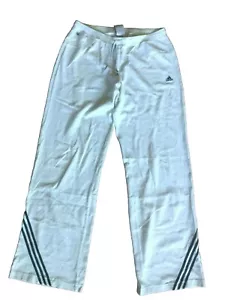 Adidas Hose Damen Anzug Weiß Fitnessstudio Tracksuit Pants No Shorts Größe 46 - Bild 1 von 5