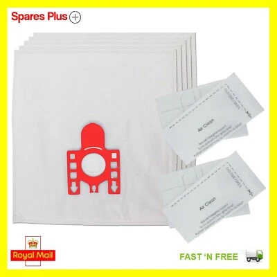 8 FJM Bags & 4 Filters For Miele Vacuum Cleaner Hoover C3 C2 C1 Compact Complete - Image 1 of 3