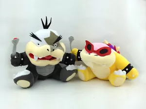 2X Super Mario Bros Koopalings Roy Morton Koopa Jr Peluche Giocattolo Imbottito Animale 7" - Foto 1 di 5