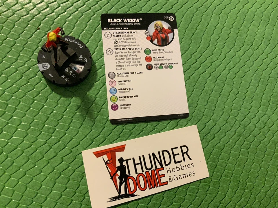 Heroclix Spider-man and Venom Absolute Carnage #006 Black Widow - Изображение 1 из 1