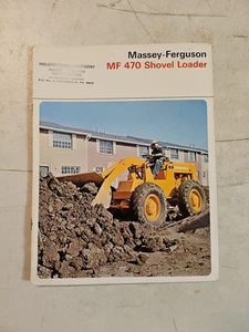 Vintage 1965 Massey Ferguson 470 Shovel Loader Dealer Sales Brochure - Picture 1 of 7