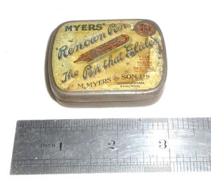 Vintage Myers & Son Ltd Pen Nib Tin ~ Birmingham, England - Picture 1 of 6