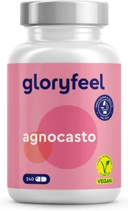 Agnocasto Alto Dosaggio 10 Mg, 240 Capsule Vegan, per Ciclo Mestruale, Squilibri - Foto 1 di 12