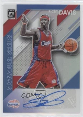2019 Panini Donruss Optic Signature Series Holo Prizm Ricky Davis #SS-RDV Auto - Image 1 of 2