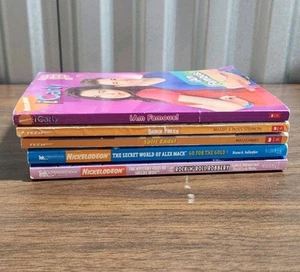 Vintage 5pc Nickelodeon Paperback Book Lot 90s Y2K Alex Mack iCarly Zoey101 - Picture 1 of 8