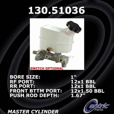 Cilindro maestro de freno centrado TCP para Hyundai Tucson y Kia Sportage Foto 1 de 3