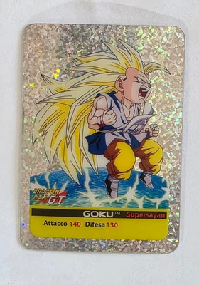 DRAGON BALL GT CARTE GIOCO LAMINCARDS COLLEZIONE GOKU NUMERO P5 - Immagine 1 di 2