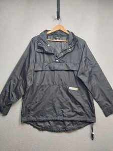 Giacca a vento DKNY uomo M nera pullover leggera tasche cinch - Foto 1 di 7