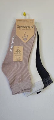 Носки на лодыжку Bearpaw Ladie's 3 пары вискоза из бамбука. (201). - Изображение 1 из 4