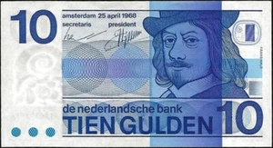 Niederlande - Banknote Von 10 Gulden 25-04-1968 UNC P #91 - Picture 1 of 2