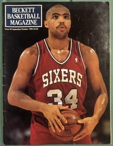 Charles Barkley Philadelphia 76ers Beckett Magazine 1990 Joe Dumars AC Green NBA - Picture 1 of 2