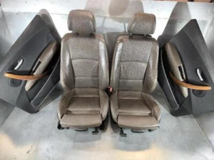 5P CUERO MARRON sedili per BMW SERIE 1 BERLINA (E81 E87) 120D 2004 241728 - Foto 1 di 6