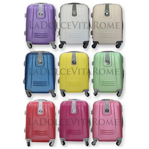 TROLLEY ORMI VALIGIA BAGAGLIO A MANO CABINA 52x35x20 55x40x20 RYANAIR EASY JET - Foto 1 di 35