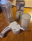 Pampered Chef Lot Of 4. Bread Tubes, Measuring, Cheese Grater. Excellent Cond.