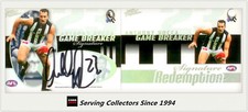 2006 Select AFL Supreme Signature Redemption Card S3 Anthony Rocca (Collingwood)