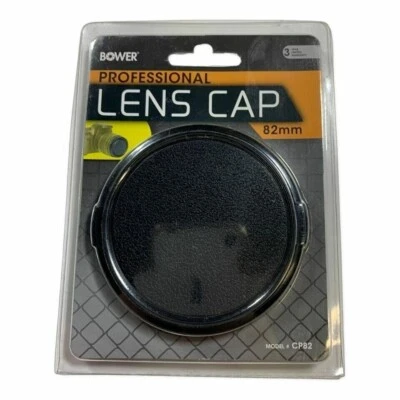 Bower 82mm Snap On Plastic Lens Cap CP82 Black - Image 1 of 3