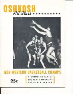 1938 Oshkosh All Stars Basketball Championship Yearbook NBA8 - Bild 1 von 2