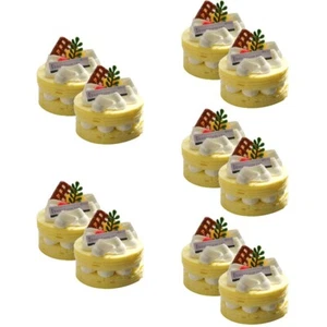 5 Pack Kuchen-Modell Kind Kuchenverzierungen Gefälschte Dessertdekorationen - Zdjęcie 1 z 12