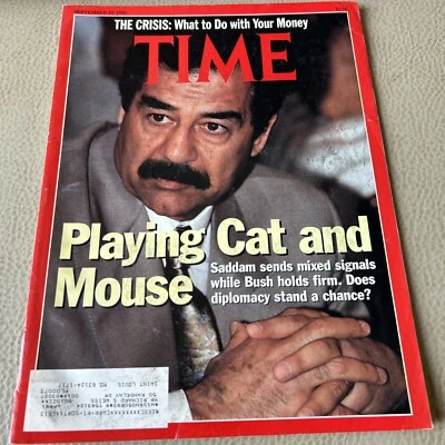 Vintage Time Magazine September 10, 1990 Playing Cat And Mouse - Image 1 of 4
