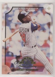 1998 Leaf Rickey Henderson #34 HOF