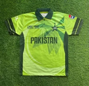 Neu Cricket Champion Trophy 2025 ICC Pakistan Team Trikot T-Shirt für Herren - Bild 1 von 5