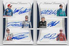 2016 National Treasures Martin Bayne Biffle Stenhouse Burton 6 Auto Booklet /15