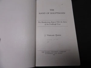 The Hand of Hauptmann, J. Vreeland Haring, Lindbergh Case BB - Imagen 1 de 2