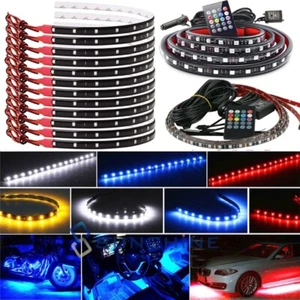 Tira de luces LED Flexible 12V 15SMD para motocicletas de coche sublumbrantes - Picture 1 of 40