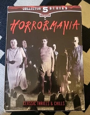 Horrormania - Horror Movie Collection - Rare  - 3 Sealed And 2 Open (VHS, 1999) - Image 1 of 2