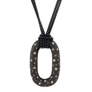 David Yurman Midnight Melange Pendant Necklace With Diamonds - Picture 1 of 6