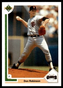 1991 Upper Deck #402 Don Robinson San Francisco Giants