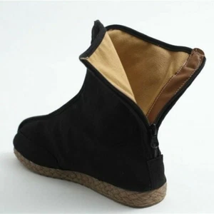 Hombres Botines Oficial Chino Zapatos Altos KungFu Algodón Lino Informales Transpirables - Imagen 1 de 8