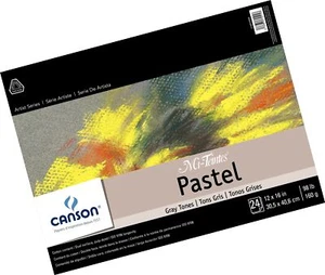Mi-Teintes Pastel Pad, Gray Tones, 12"X16" Fold Over 12"X16" - Picture 1 of 1
